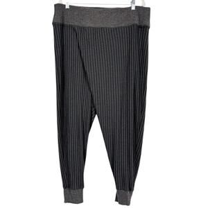 Nike Yoga Ribbed Knit Stretch Active Athleisure Harem‎ Sweatpants 1X Lightweight